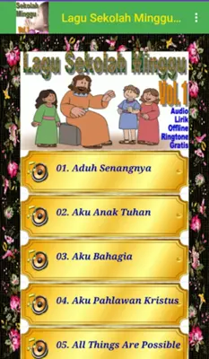 Lagu Sekolah Minggu Vol. 1 android App screenshot 2